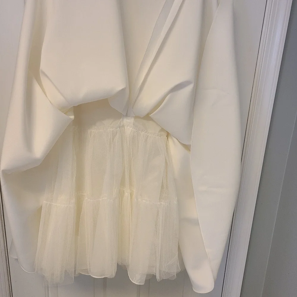 Youth Ivory Ball Gown by David's Bridal Ivory/Champagne‎ Sz. 14 Flower Girl - Picture 7 of 11